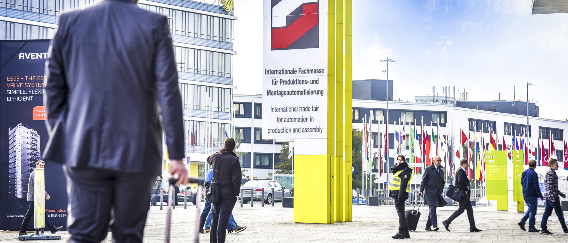 Ankommen auf der Motek Messe