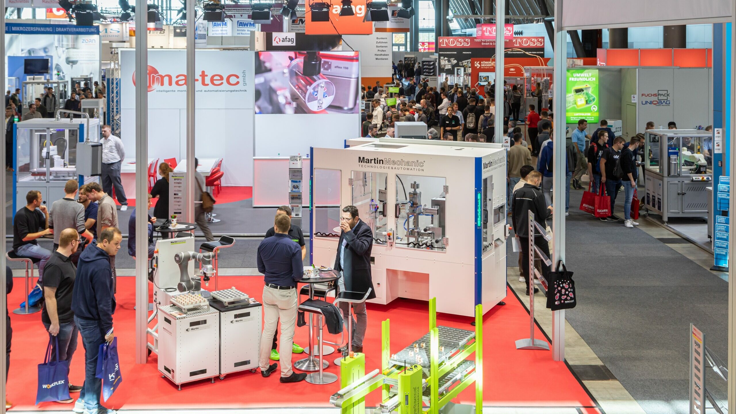 Motek Internationale Fachmesse für Produktions- und Montageautomatisierung 52A0099 Motek SCHALL 3000 scaled uai