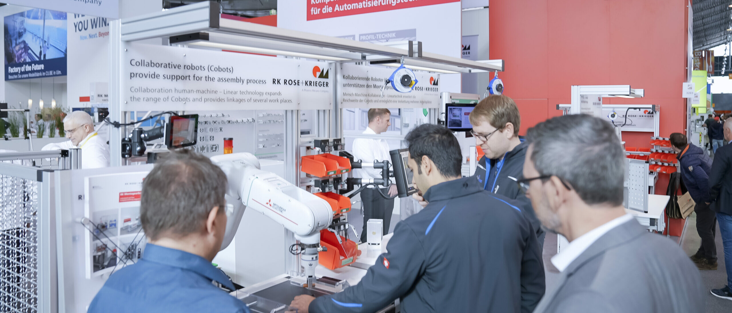 Motek Internationale Fachmesse für Produktions- und Montageautomatisierung Messeaufnahme Motek 2022 scaled uai