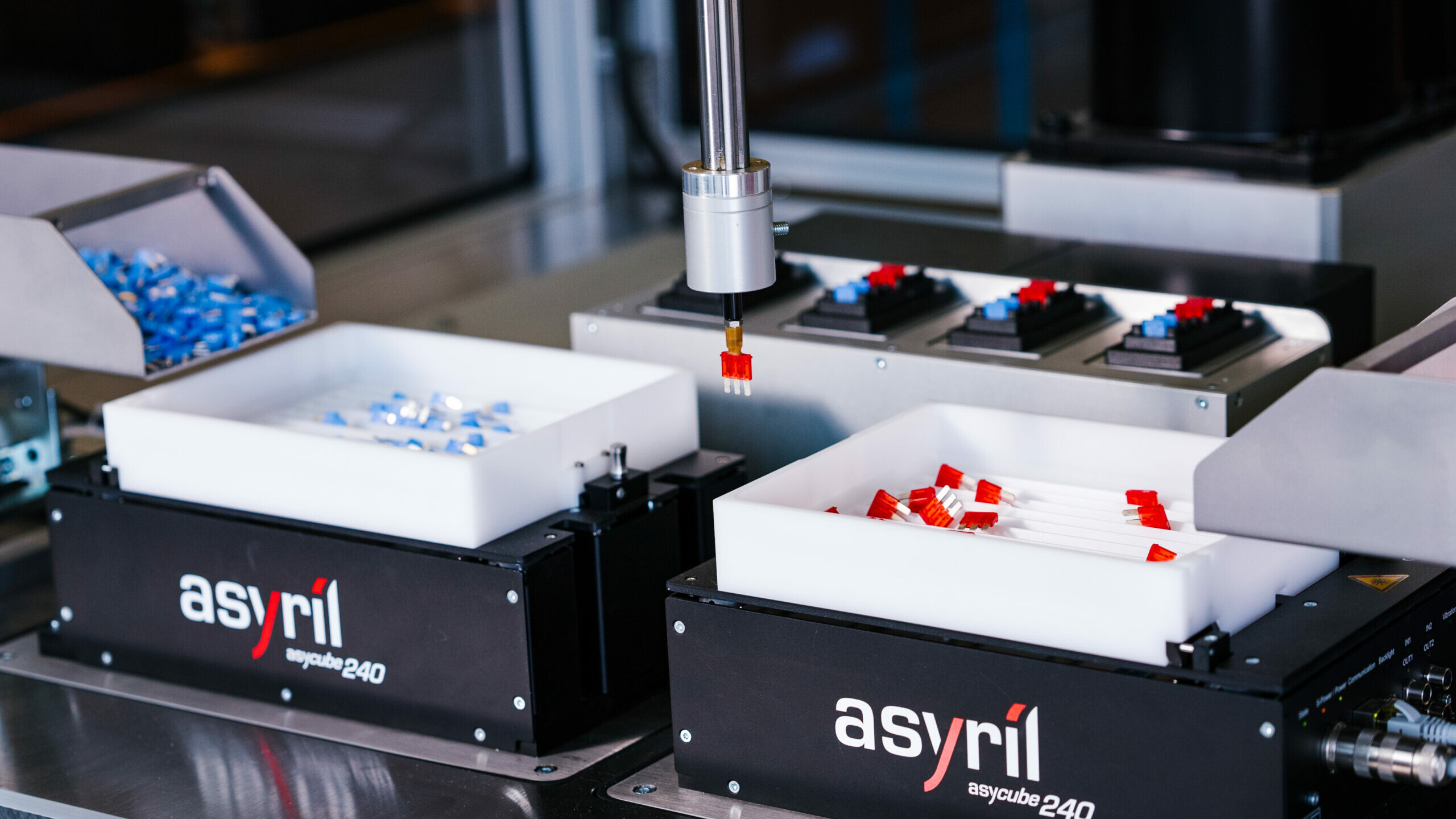 Motek Internationale Fachmesse für Produktions- und Montageautomatisierung 2024 Asyril Motek Schall 1 scaled uai